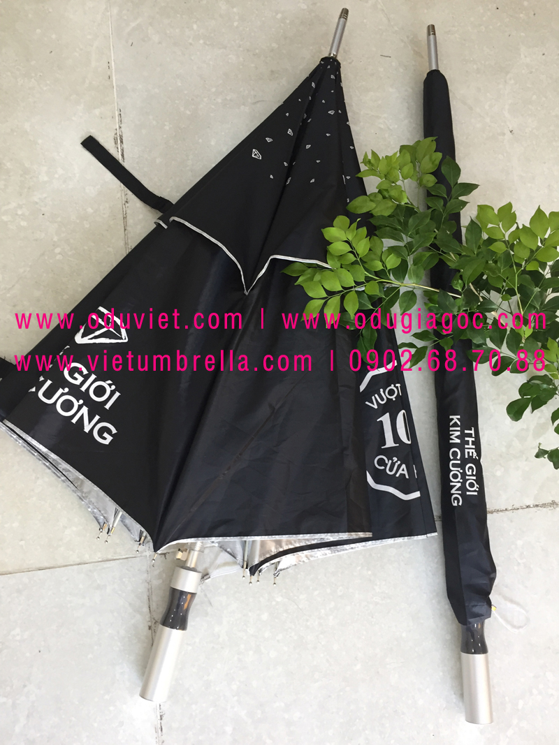 xưởng sản xuất ô dù cầm tay in logo quảng cáo